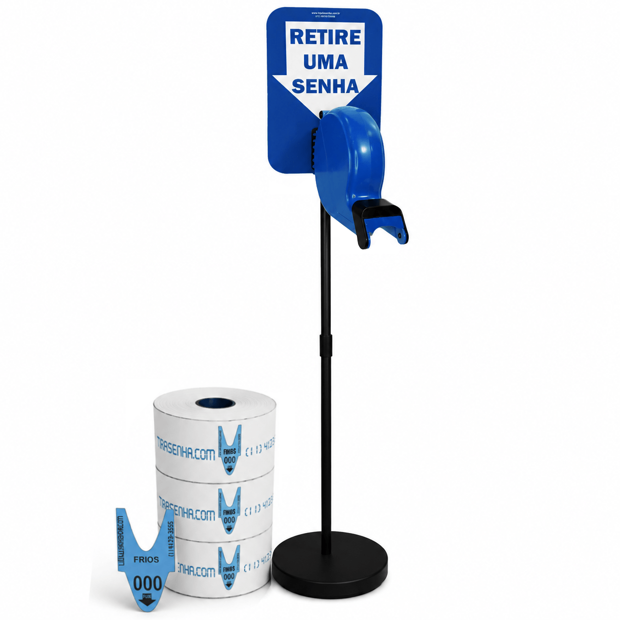 Kit TiraSenha Chão Azul Senha para Frios