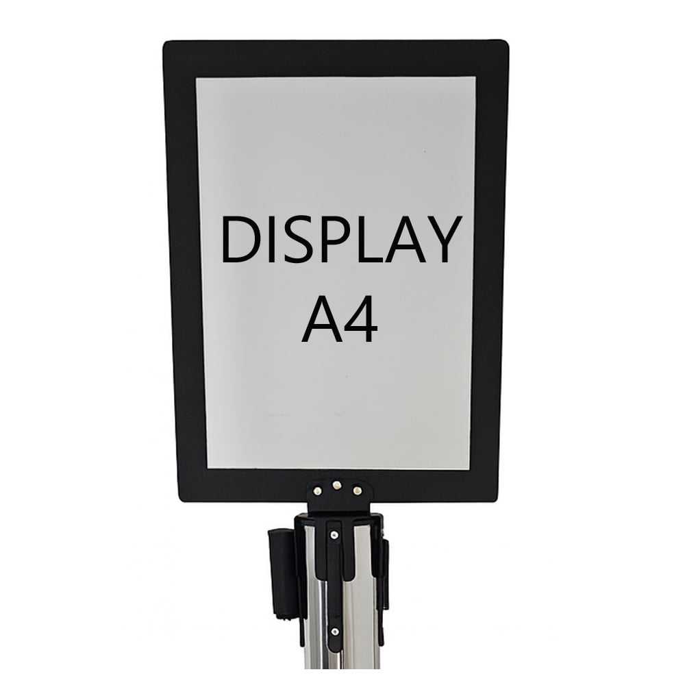 DISPLAY A4 RETRATO MDF 2,5" P/ PEDESTAL ORGANIZADOR, DIVISOR E DEMARCADOR TS FILA RETRÁTIL