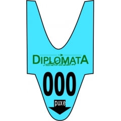 Rolo de Senha Personalizada Azul 3 Dígitos (001 a 999) – Caixa com 100 Rolos