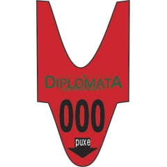 Rolo de Senha Personalizada Vermelha 3 Dígitos (001 a 999) – Caixa com 100 Rolos