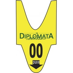 Rolo de Senha Personalizada Amarela 2 Dígitos (00 a 99) – 2000 Senhas por Rolo – Caixa com 100 Rolos
