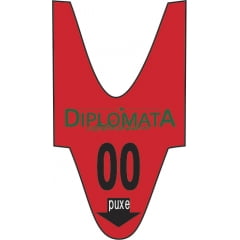 Rolo de Senha Personalizada Vermelha 2 Dígitos (00 a 99) – Caixa com 100 Rolos