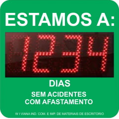 Painel Eletronico 65x65 cm Contador Digital Personalizado Controle Sem Fio WI - Cópia (1)