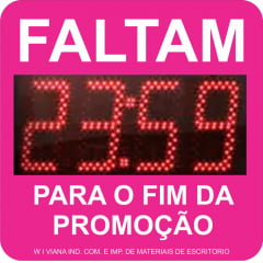 Painel Eletronico 65x65 cm Contador Digital Personalizado Controle Sem Fio WI - Cópia (1)