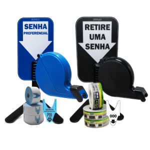 Kit TiraSenha de Balcão–m Placas "Atendimento Preferencial" e "Retire Uma Senha" Kit TiraSenha de Balcão–m Placas "Atendimento Preferencial" e "Retire Uma Senha"