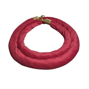 ALUGAR - KIT 12 unidades Pedestal Luxo Demarcador Dourado c/ 10 Cordas Vermelhas (Diária 220,00)