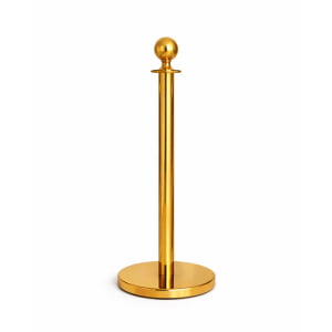 ALUGAR - KIT 12 unidades Pedestal Luxo Demarcador Dourado c/ 10 Cordas Vermelhas (Diária 220,00)