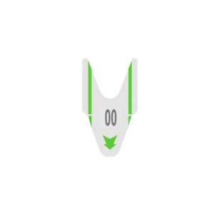 Senha Numerada 2 Dígitos 20 Séries de 00 a 99 c/ 2000 Senhas Cor VERDE