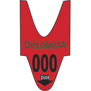 Rolo/Bobina de Senha Personalizada 3 Dígitos (001 a 999) – Cor Amarela – Caixa com 100 Rolos