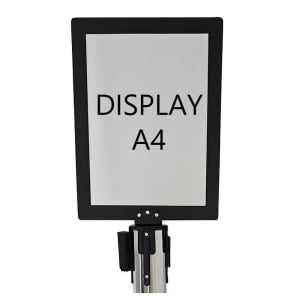 DISPLAY A4 RETRATO MDF 2,5" P/ PEDESTAL ORGANIZADOR, DIVISOR E DEMARCADOR TS FILA RETRÁTIL