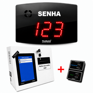 Sistema Inteligente de Senhas de Atendimento por Assinatura – Terminal Touch, Painel Digital e Emissão de Senhas