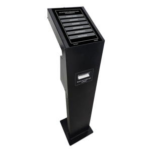 Painel de Senhas Digital A-60 + Totem Touch 10" c/ Impressora Corte Automático - Atendimento Eficiente